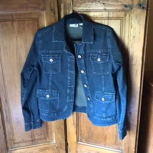 Chico’s blue denim jacket